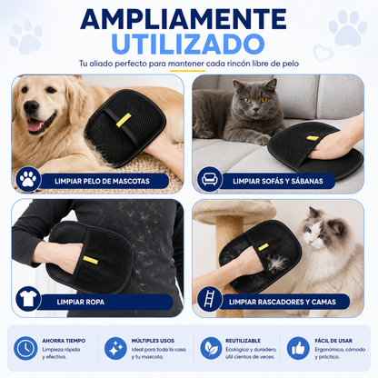 Guantes quita pelos mascotas